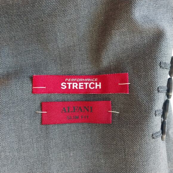 Alfani Men's Slim Fit Suit Jacket 38S Gray EUC NOT NEW - Picture 11 of 17